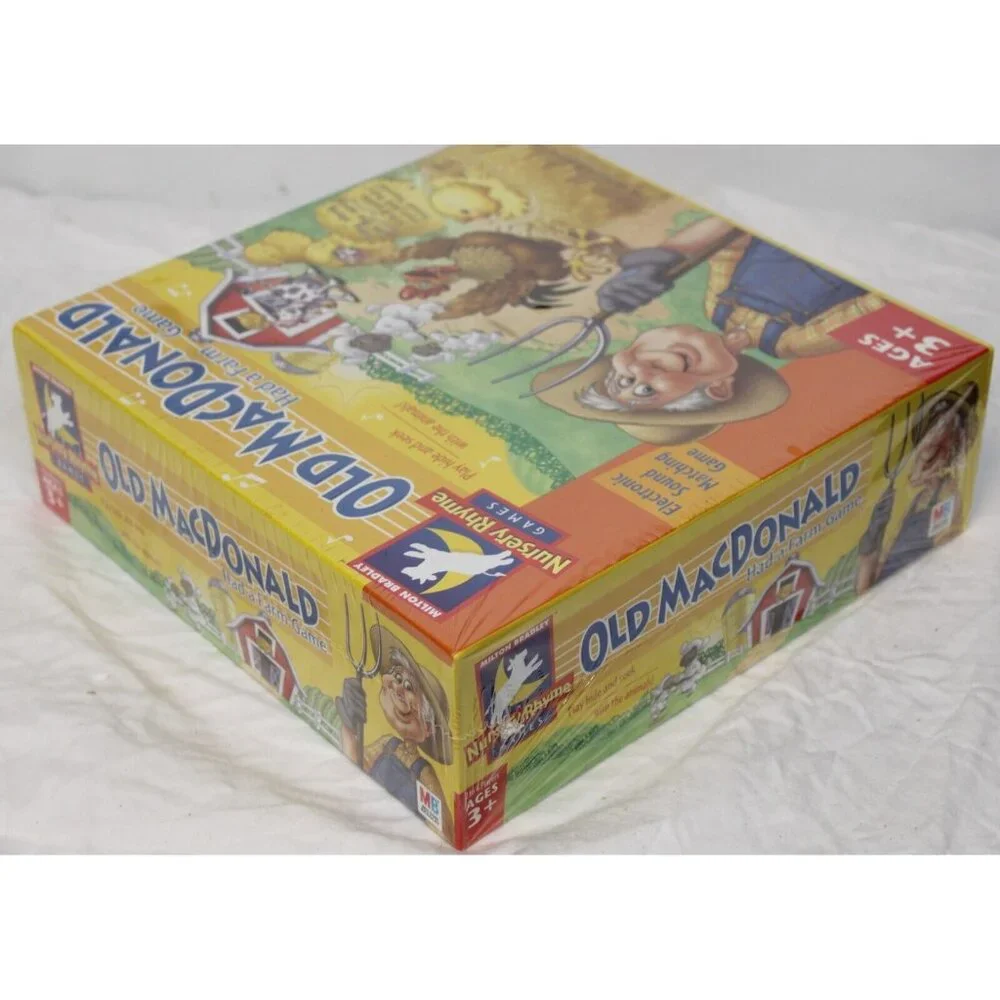 2003 NEW Old MacDonald Farm Game Storybook Nursery Rhyme Preschool Factory Seal